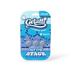 Gelatti 7 Hydroxy Blend Chewable Tablet Blue Stack 200mg