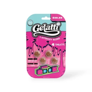 Gelatti 7 Hydroxy Blend Chewable Tablet Pink Geek 300mg